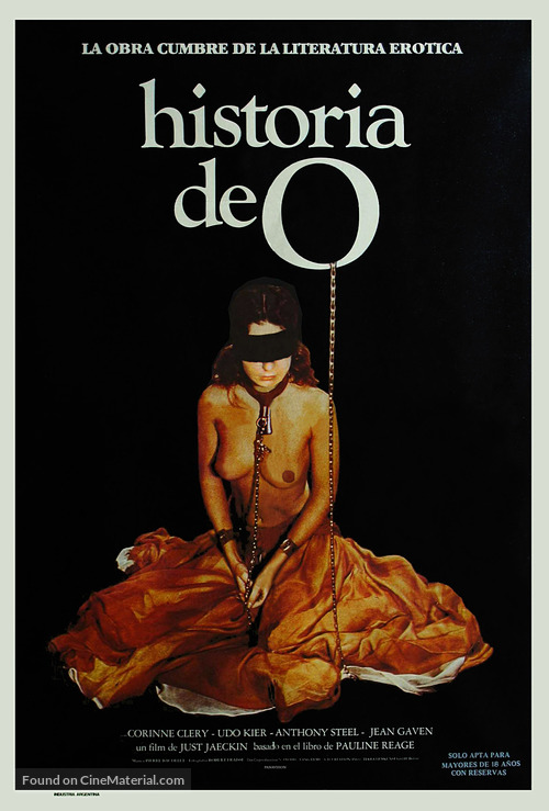 Histoire d&#039;O - Argentinian Movie Poster
