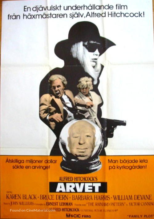 Family Plot - Swedish Movie Poster