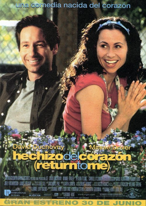 Return to Me - Spanish Movie Poster