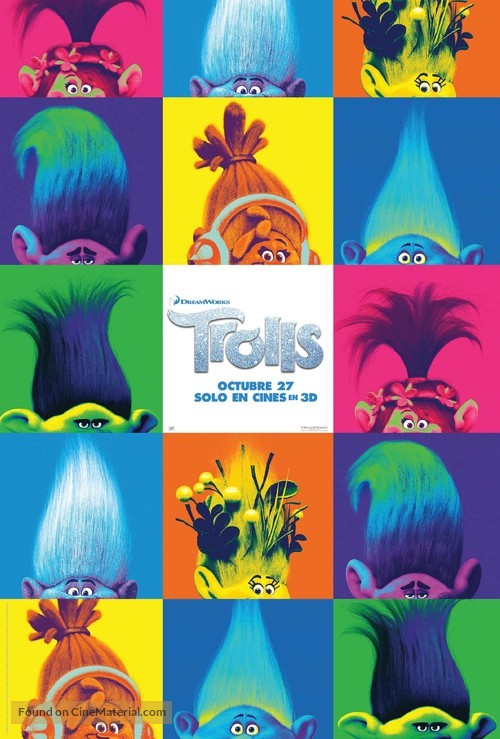 Trolls - Colombian Movie Poster