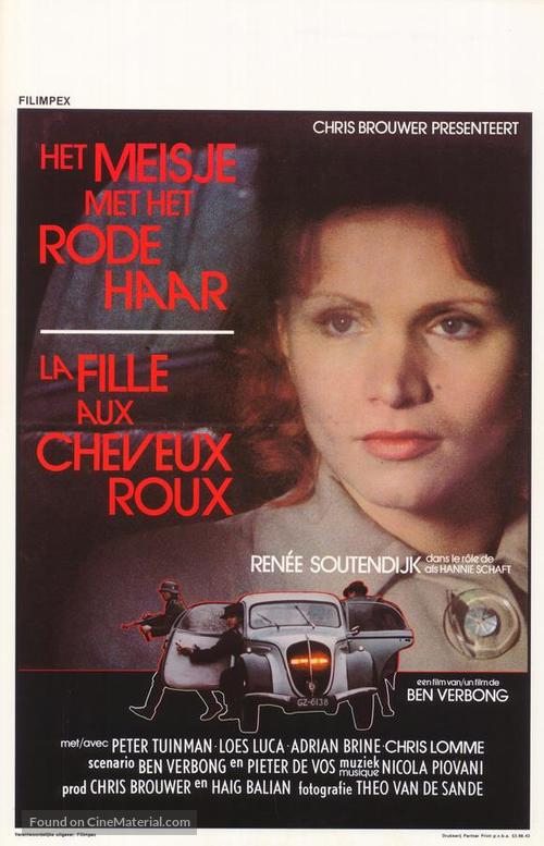 Het meisje met het rode haar - Belgian Movie Poster