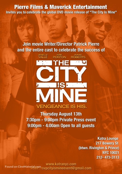 The City Is Mine - Movie Poster