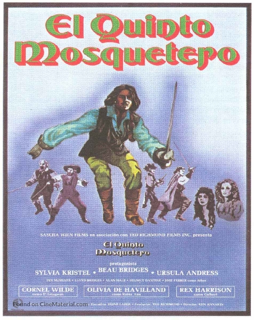 The Fifth Musketeer - Spanish Movie Poster