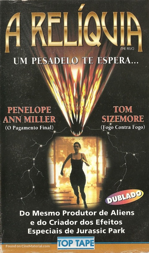 The Relic - Brazilian VHS movie cover