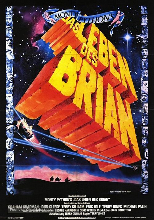 Life Of Brian - German Movie Poster