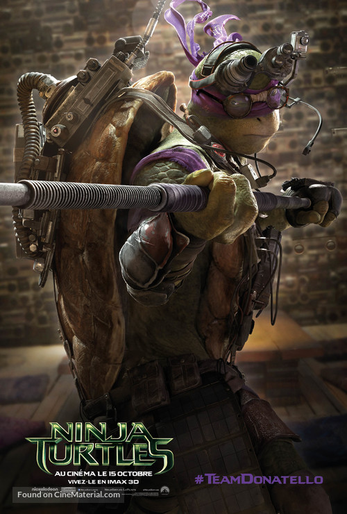 Teenage Mutant Ninja Turtles - French Movie Poster