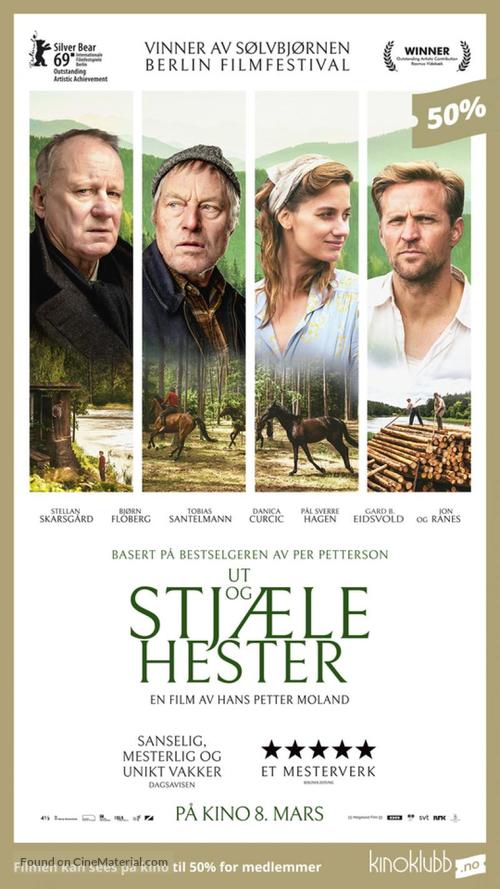 Ut og stj&aelig;le hester - Norwegian Movie Poster