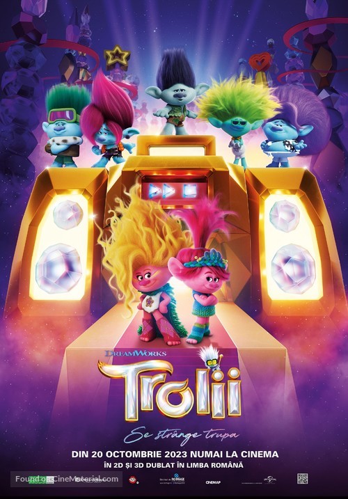 Trolls Band Together - Romanian Movie Poster