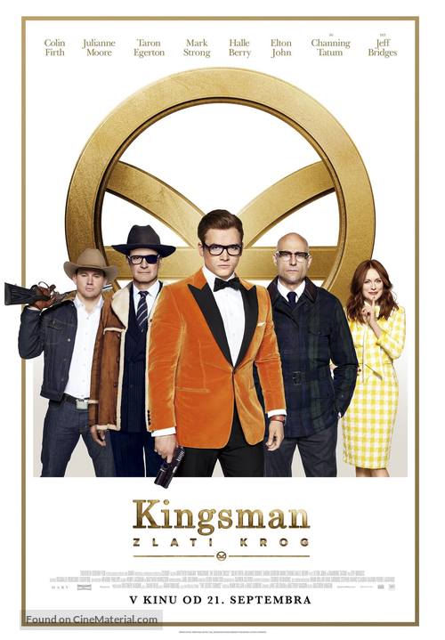 Kingsman: The Golden Circle - Slovenian Movie Poster