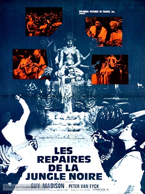 I misteri della giungla nera - French Movie Poster