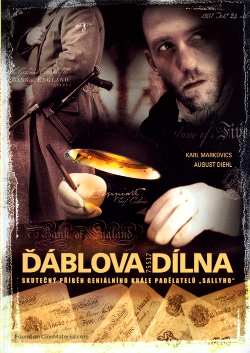 Die F&auml;lscher - Czech DVD movie cover