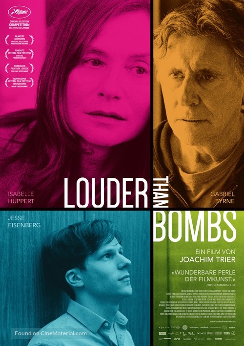 Louder Than Bombs - Austrian Movie Poster