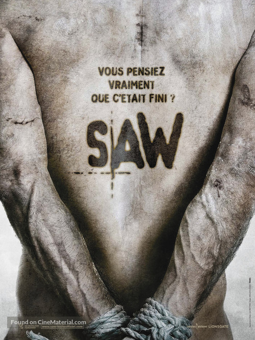 Saw V - French Movie Poster