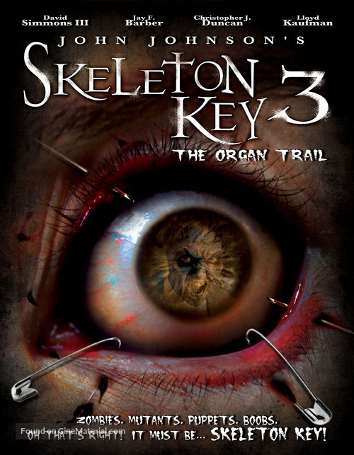 Skeleton Key 3: The Organ Trail - Blu-Ray movie cover