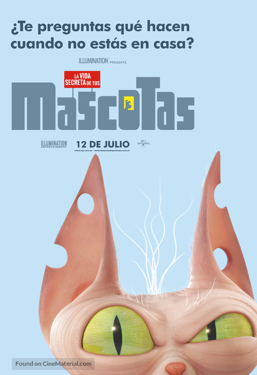 The Secret Life of Pets - Argentinian Movie Poster