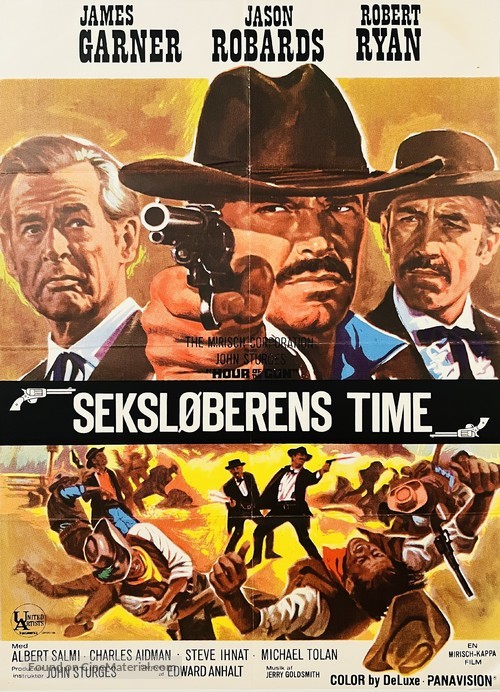 Hour of the Gun - Danish Movie Poster