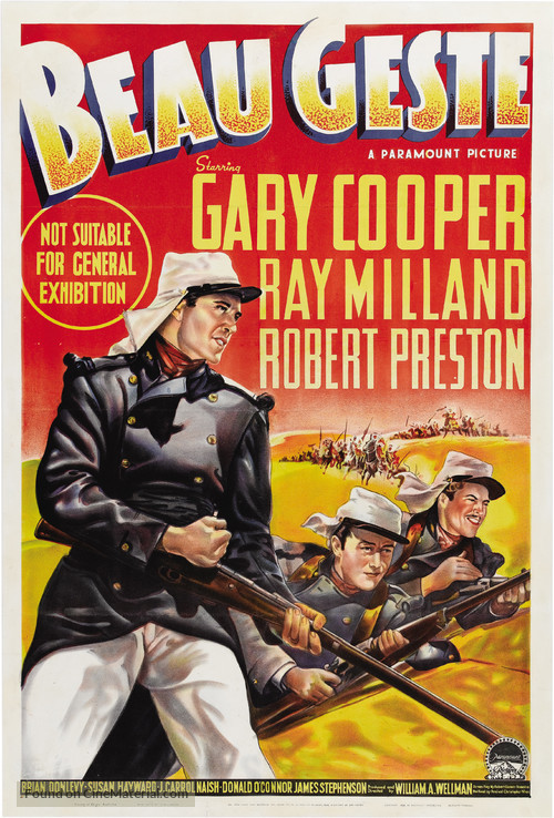 Beau Geste - Australian Movie Poster