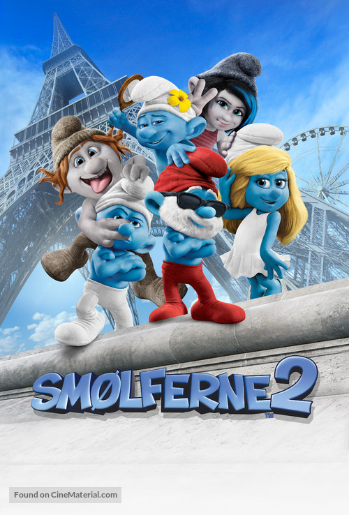 The Smurfs 2 - Danish Movie Poster