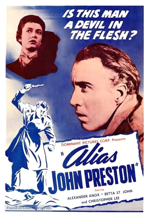 Alias John Preston - British Movie Poster