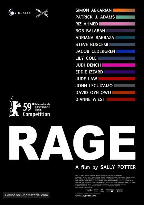 Rage - British Movie Poster