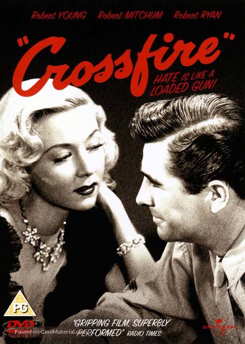 Crossfire - British DVD movie cover