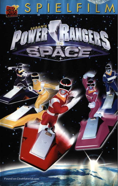 &quot;Power Rangers in Space&quot; - German VHS movie cover