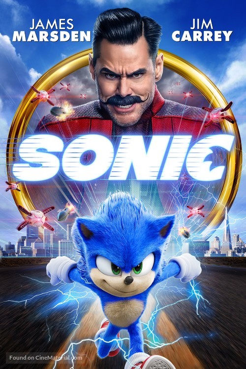 Sonic the Hedgehog - Belgian Movie Cover