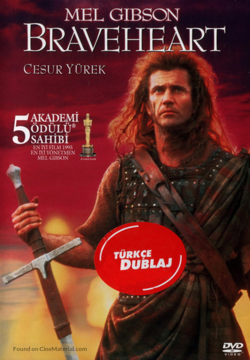 Braveheart - Turkish DVD movie cover