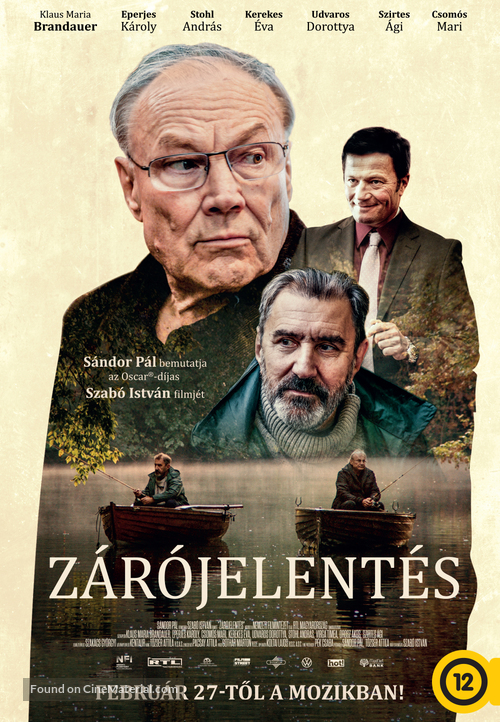 Z&aacute;r&oacute;jelent&eacute;s - Hungarian Movie Poster