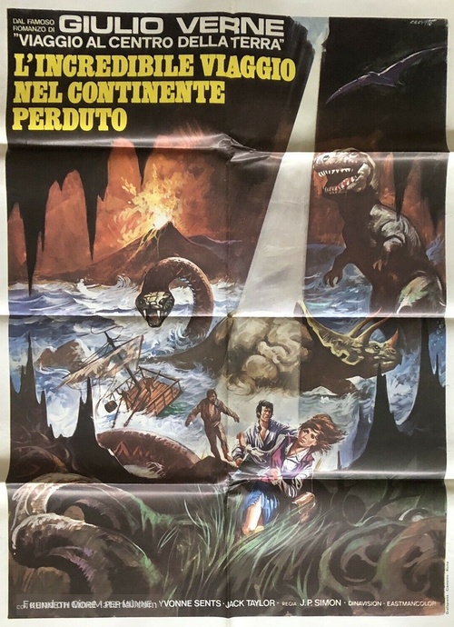 Viaje al centro de la Tierra - Italian Movie Poster