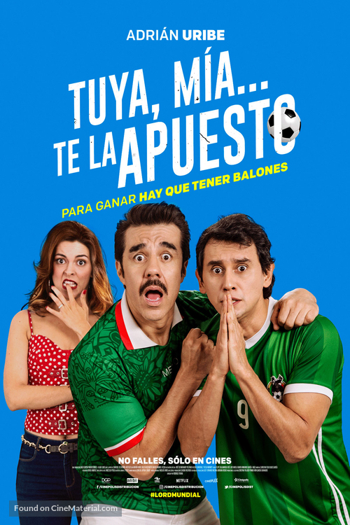 LA PENA MAXIMA Aka: Tuya, mia... te la apuesto Aka: Penalty Kick - Mexican Movie Poster