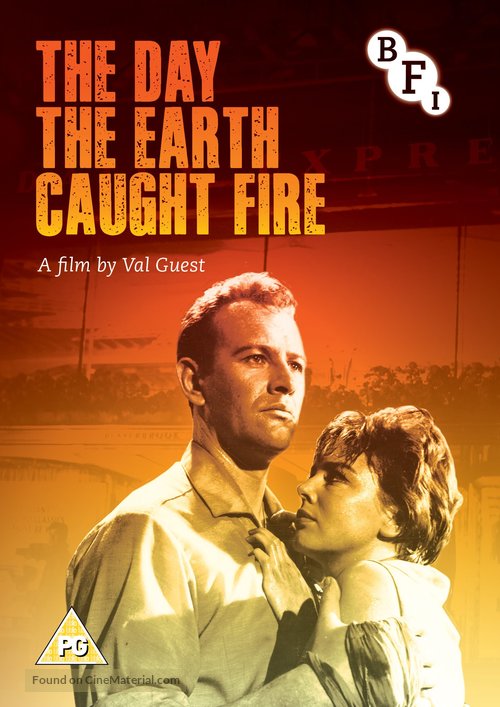 The Day the Earth Caught Fire - British DVD movie cover