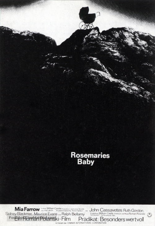 Rosemary&#039;s Baby - German Movie Poster