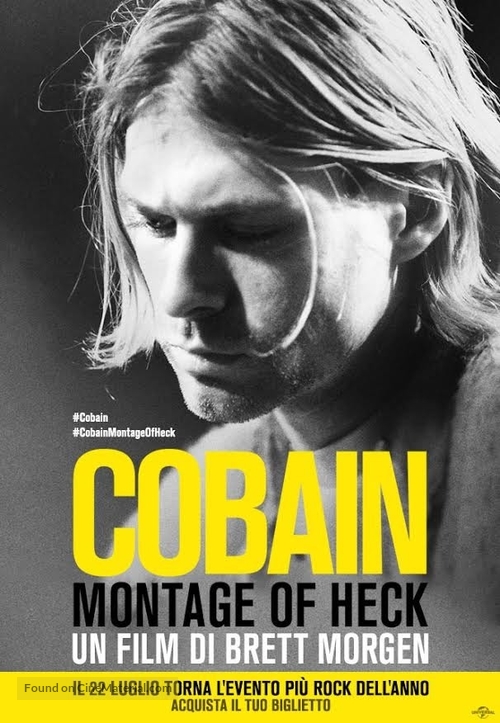 Kurt Cobain: Montage of Heck - Italian Movie Poster