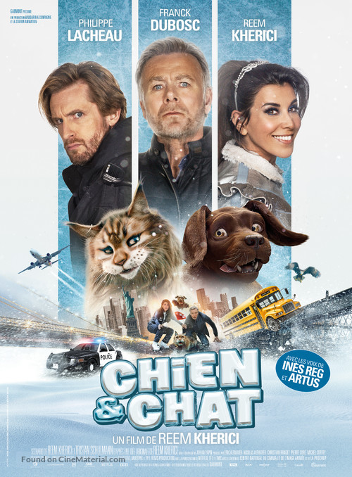 Chien et chat - French Movie Poster