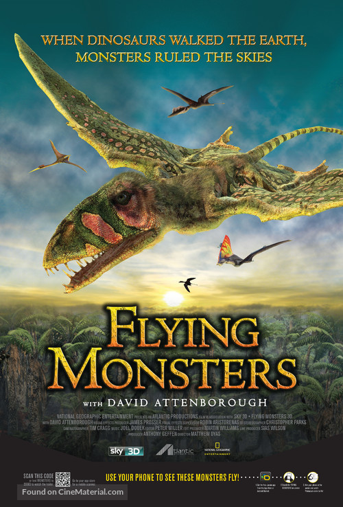 Flying Monsters 3D with David Attenborough - Movie Poster