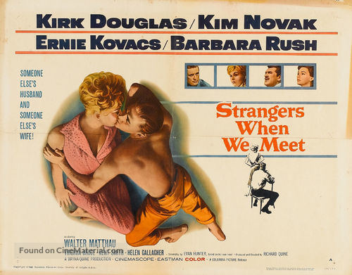 Strangers When We Meet - Movie Poster