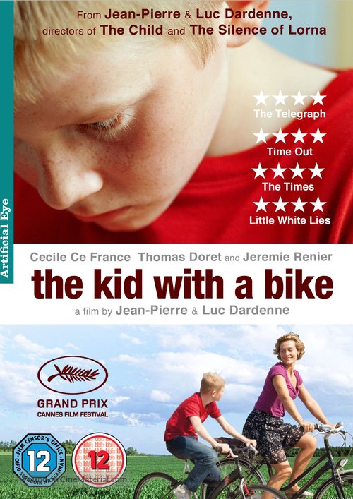 Le gamin au v&eacute;lo - British DVD movie cover