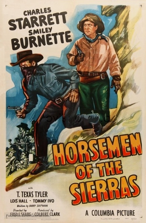 Horsemen of the Sierras - Movie Poster