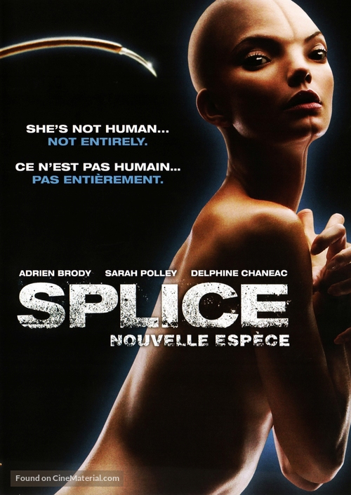 Splice - Canadian DVD movie cover