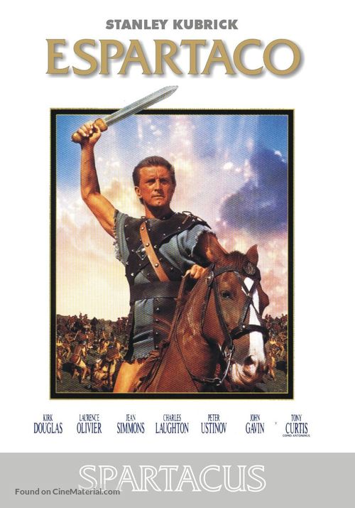 Spartacus - Spanish DVD movie cover