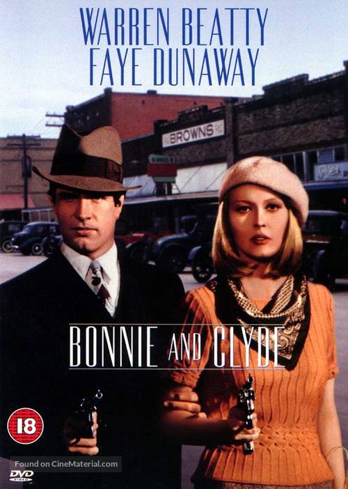 Bonnie and Clyde - British DVD movie cover