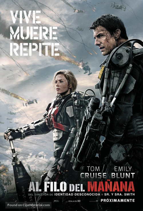 Edge of Tomorrow - Argentinian Movie Poster