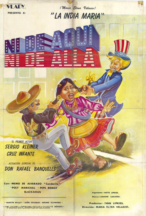 Ni de aqui, ni de alla - Mexican Movie Poster