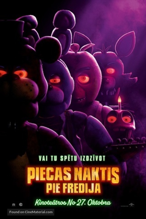 Five Nights at Freddy&#039;s - Latvian Movie Poster