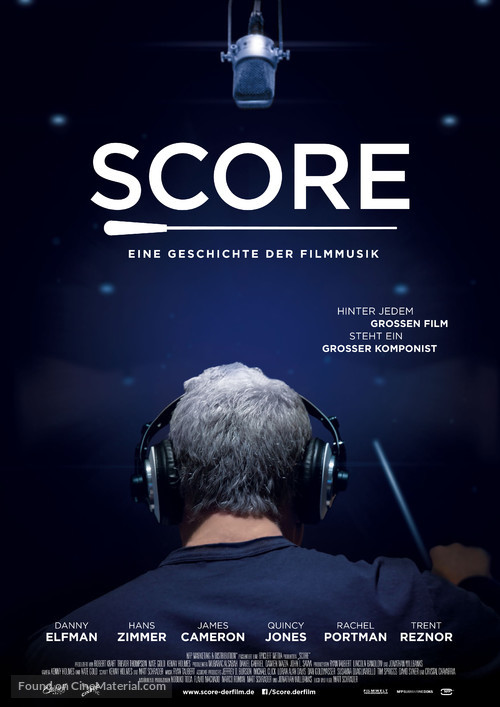 SCORE: A Film Music Documentary - German Movie Poster
