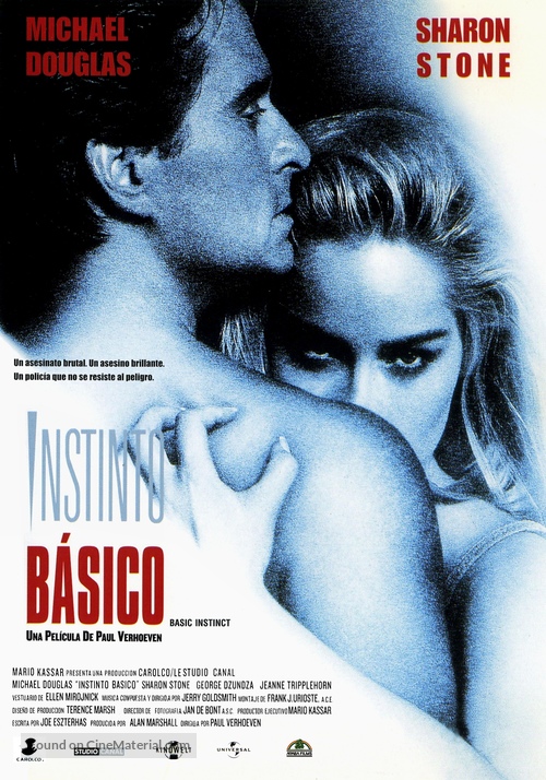 Basic Instinct - Spanish Movie Poster