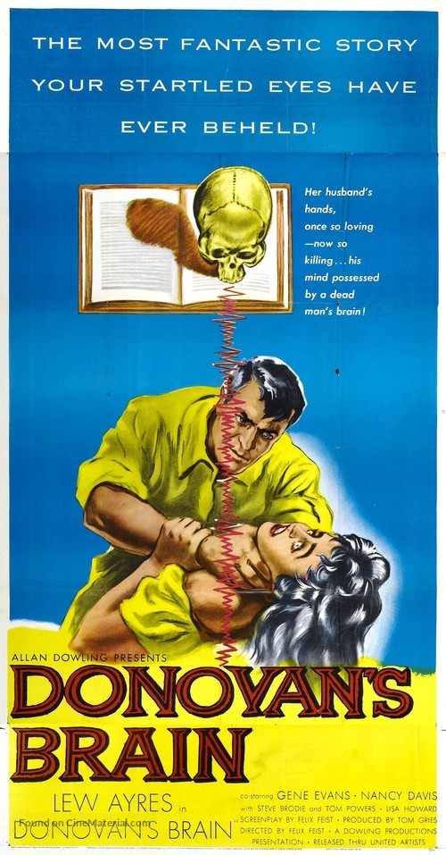 Donovan&#039;s Brain - Movie Poster