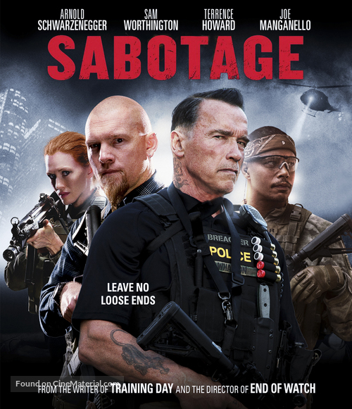 Sabotage - Canadian Blu-Ray movie cover