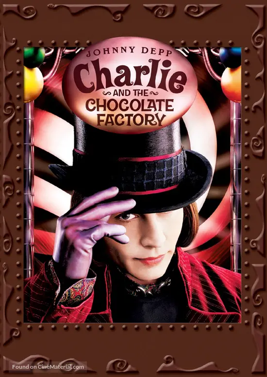 Charlie and the Chocolate Factory - DVD movie cover